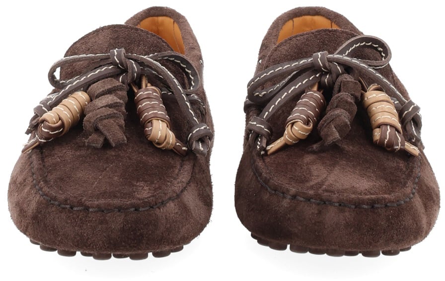 Tod's MOCASSINO IN SUEDE Bruin