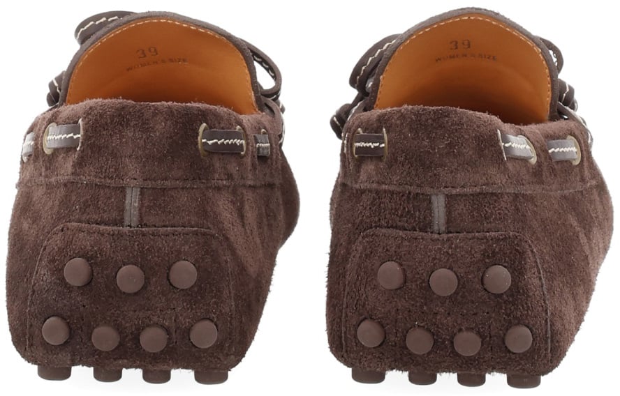 Tod's MOCASSINO IN SUEDE Bruin