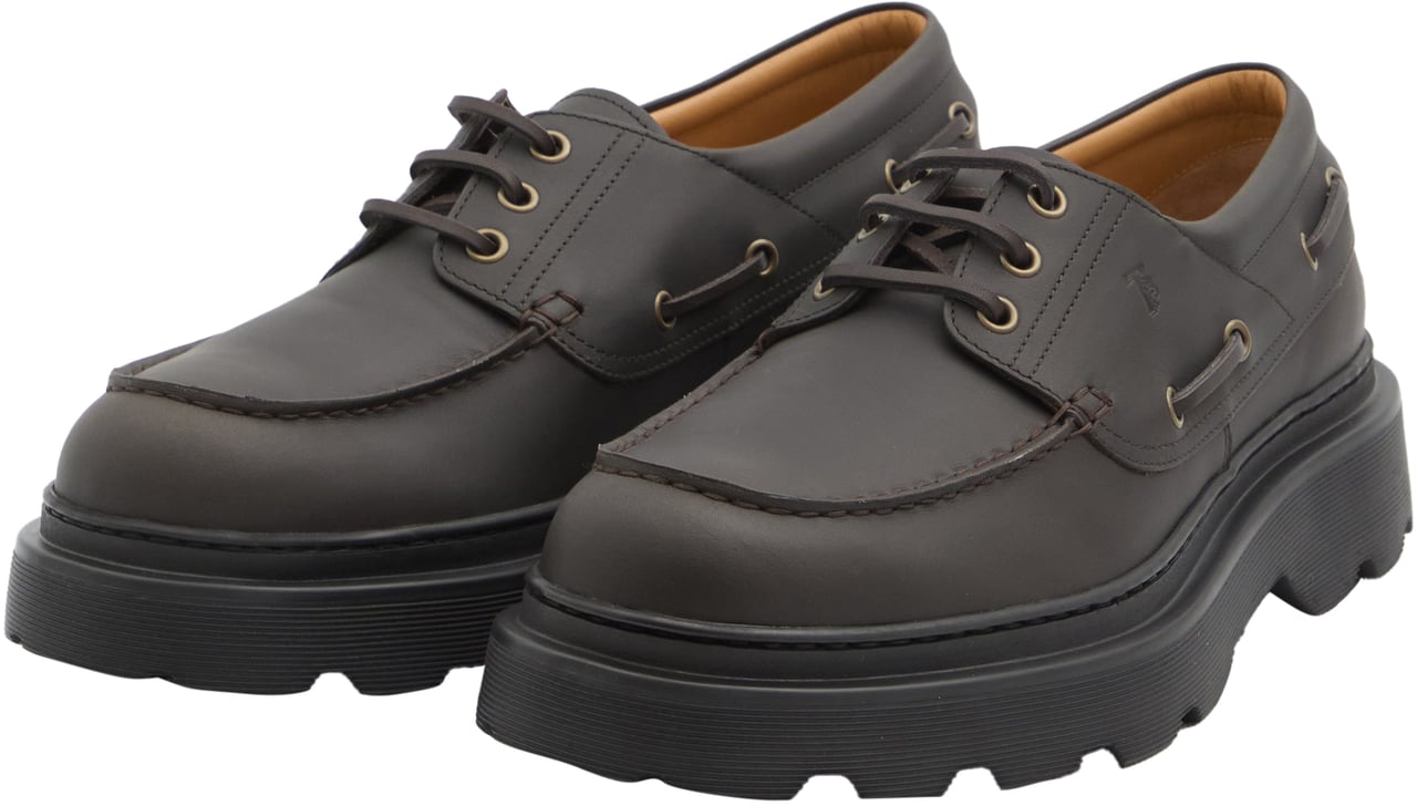 Tod's Tank tread boat loafer Bruin