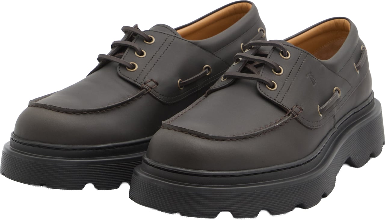 Tod's Tank tread boat loafer Bruin