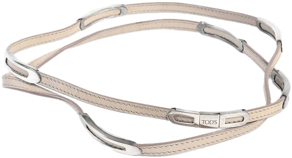 Tod's Tod's Beige Leather Bracelet Beige