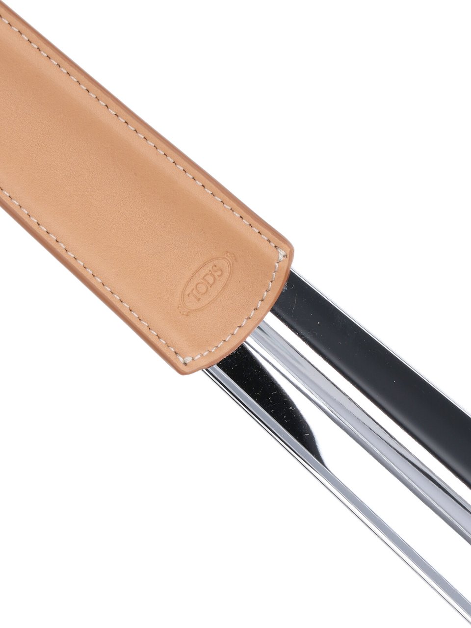 Tod's Beige Calfskin Shoehorn Neutraal