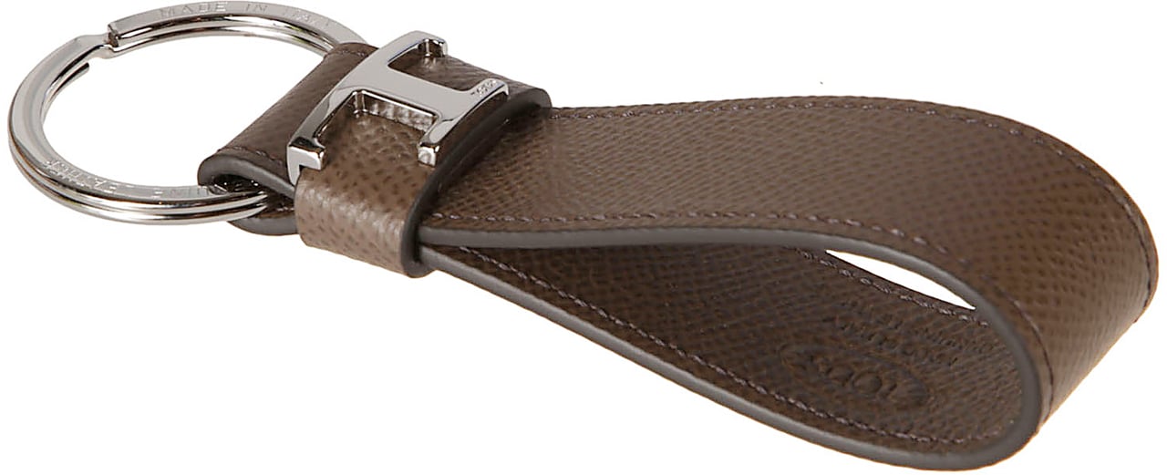 Tod's Tsi Keyring Brown Bruin