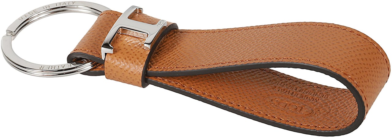 Tod's Tsi Keyring Brown Bruin