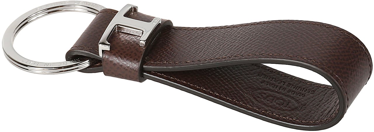 Tod's Tsi Keyring Brown Bruin