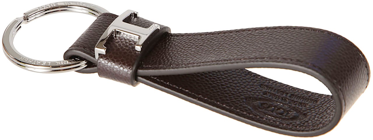 Tod's Tsi Keyring Brown Bruin