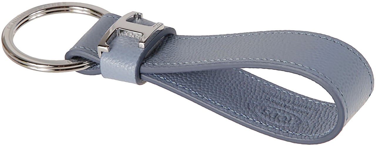 Tod's Tsi Keyring Blue Blauw