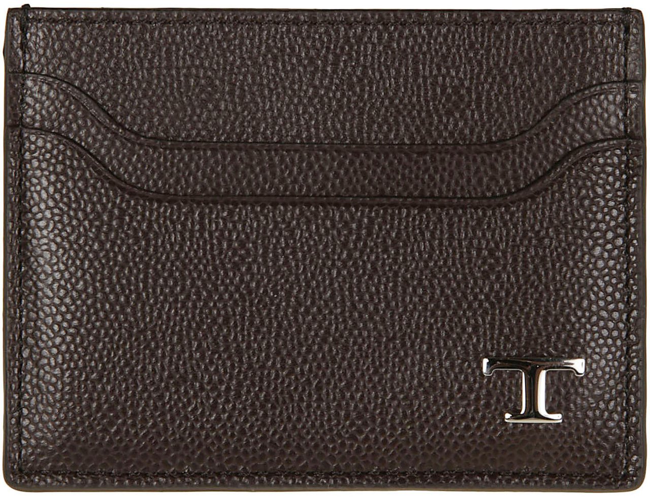 Tod's Tsy Credit Card Holder Brown Bruin