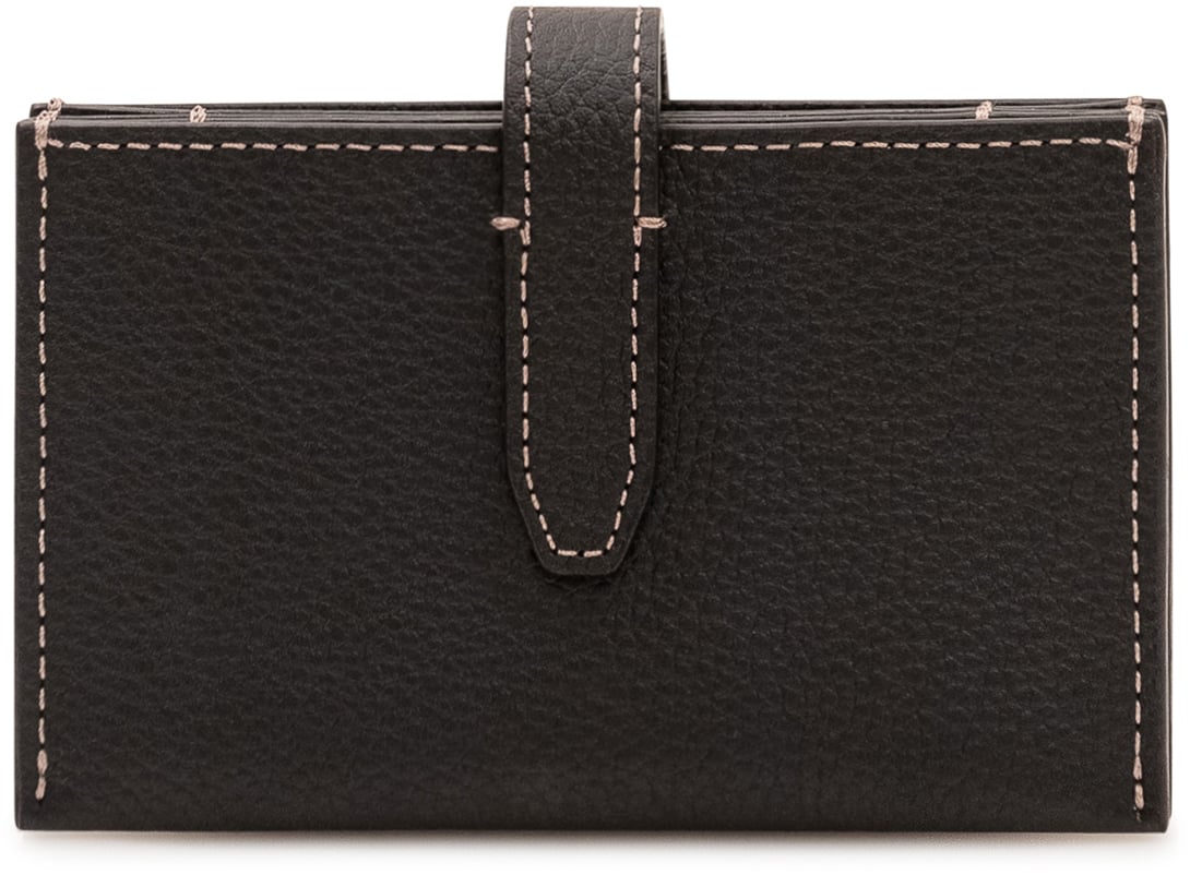 Tod's Tim Portafoglio a Fisarmonica Zwart