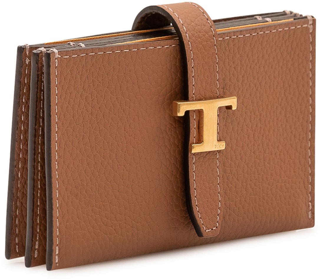 Tod's Tim Portafoglio a Fisarmonica Beige