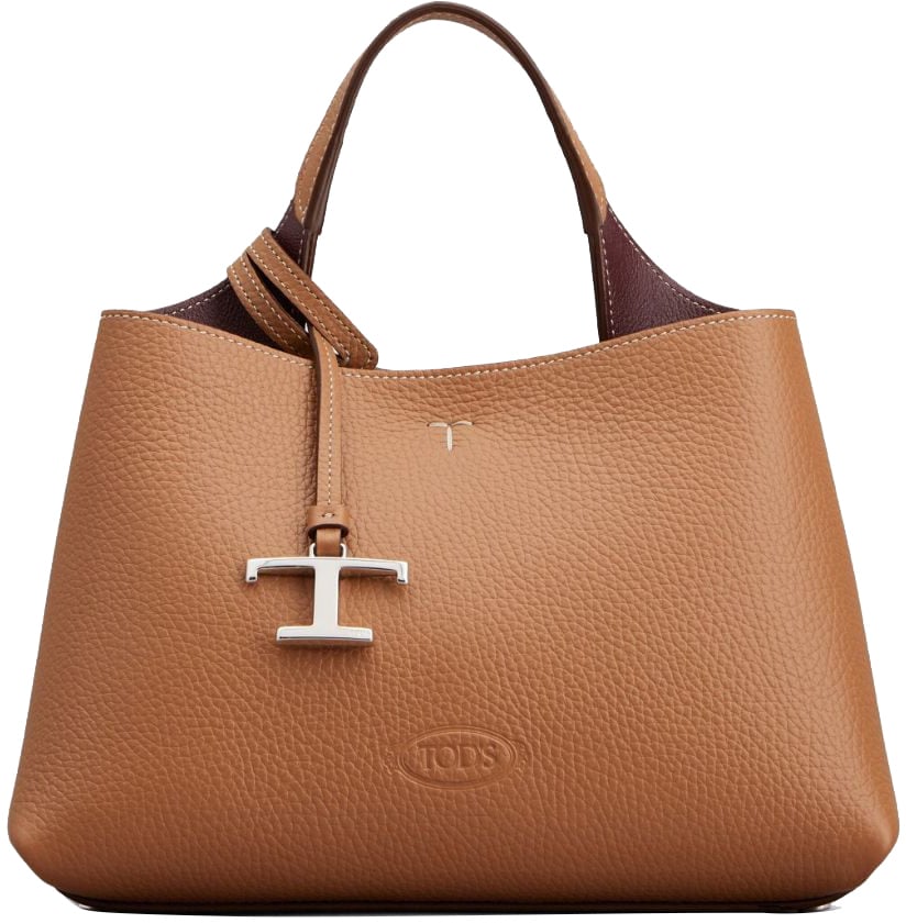 Tod's Bags Leather Brown Bruin