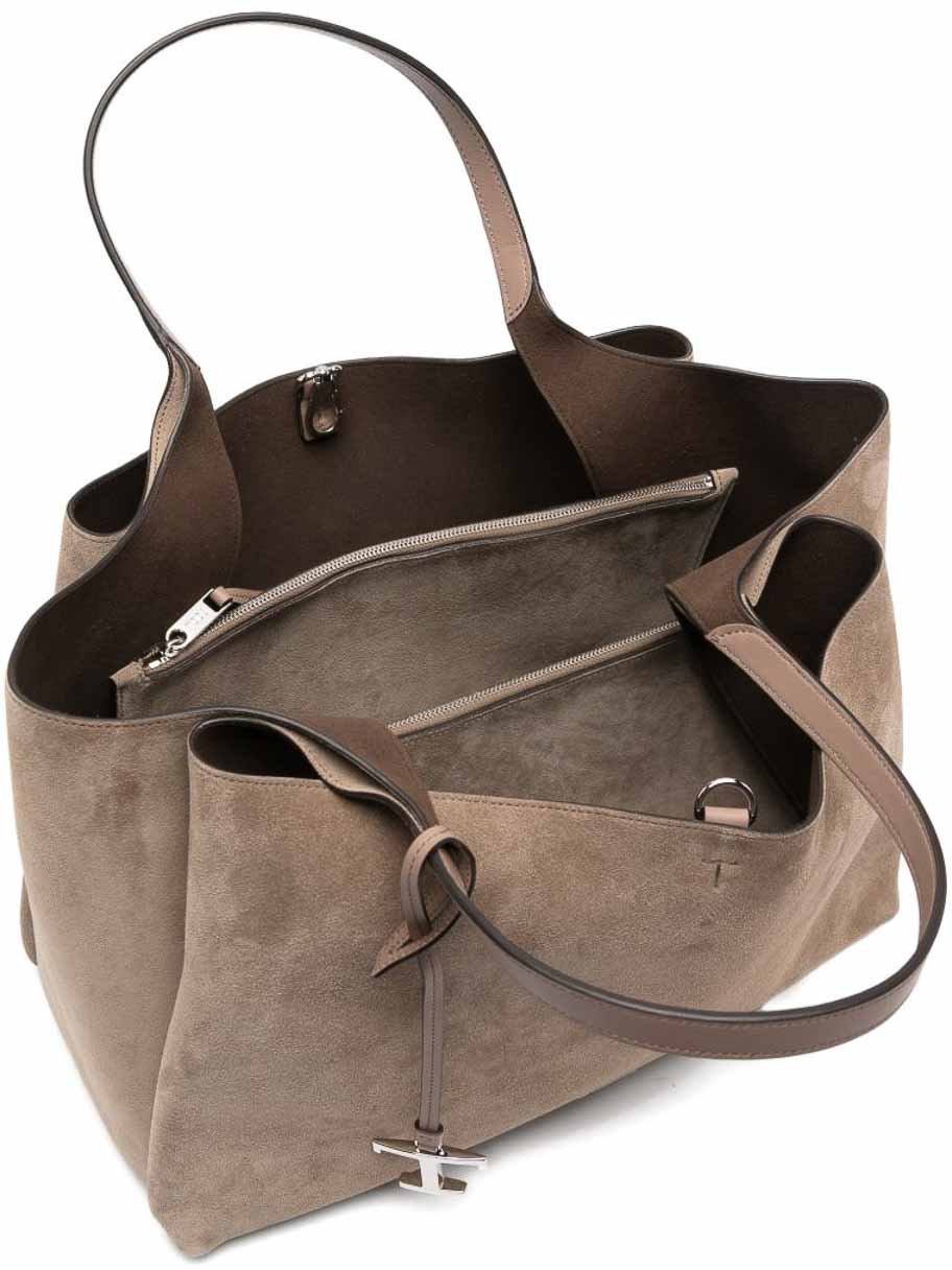 Tod's Bags Creta Chiaro Taupe