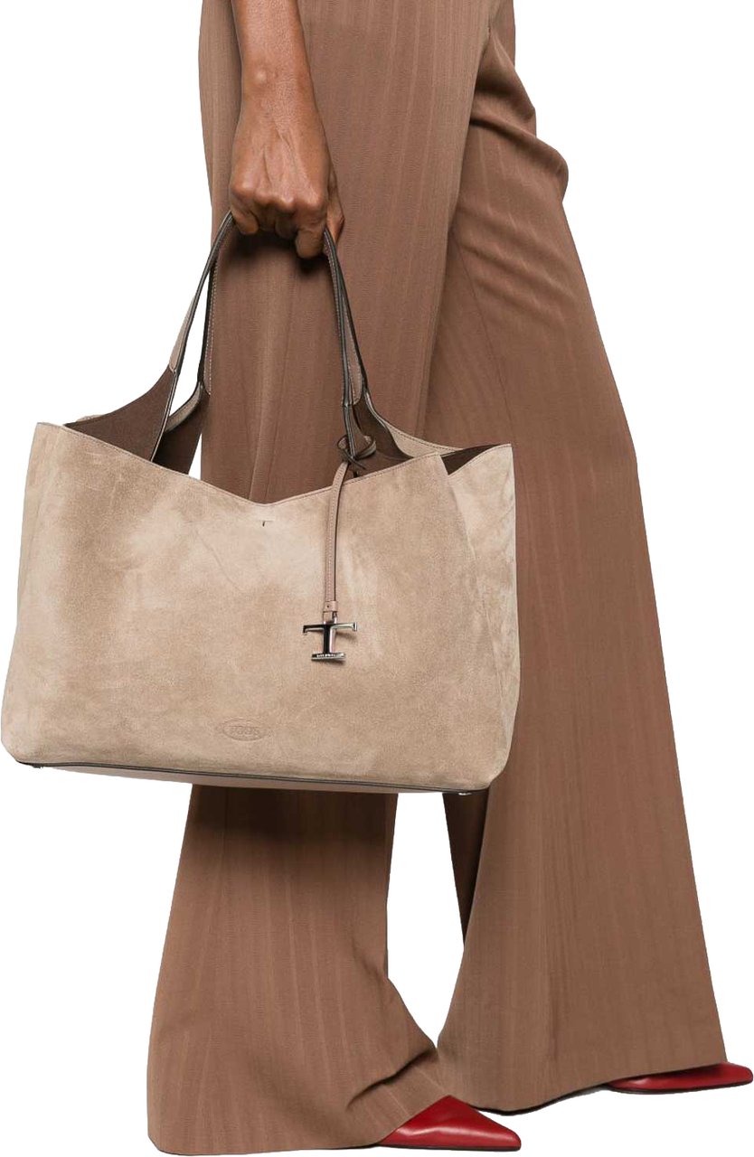 Tod's Bags Creta Chiaro Taupe