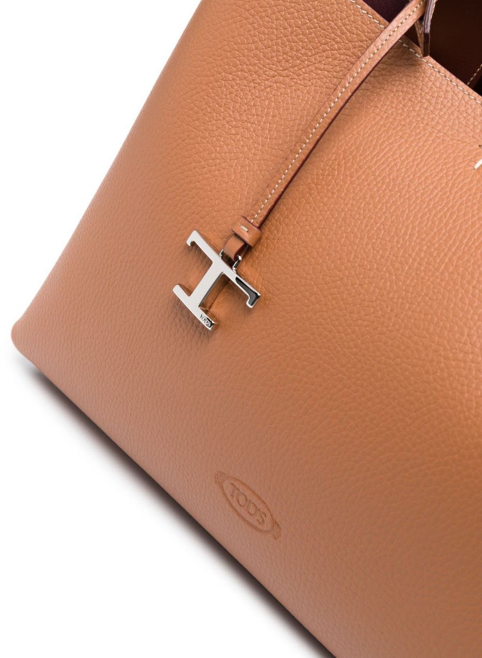 Tod's Bags Leather Brown Bruin