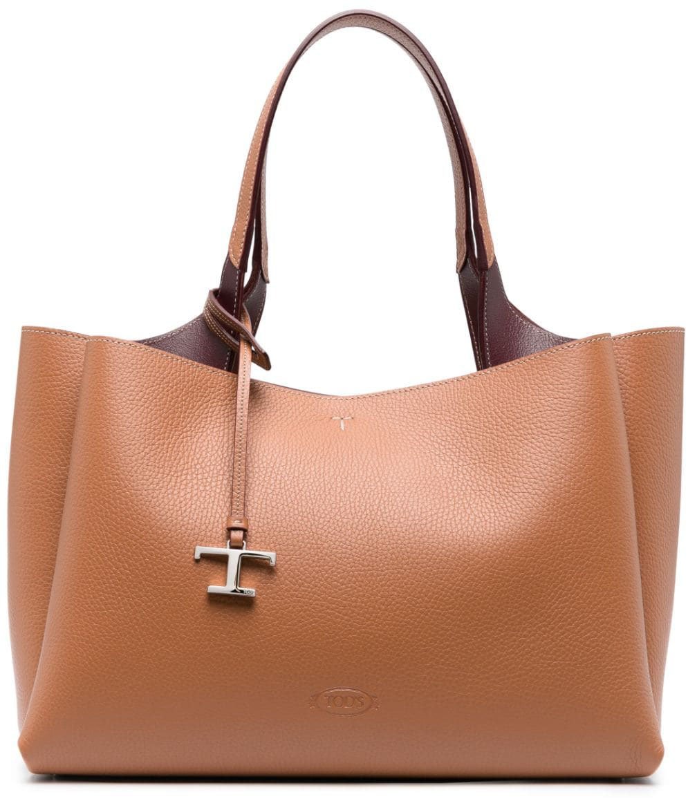 Tod's Bags Leather Brown Bruin