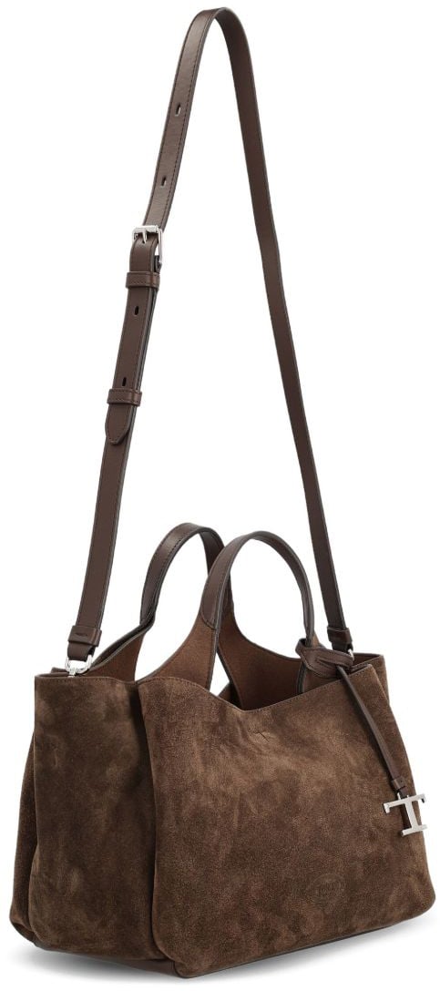 Tod's Bags Marrone Scuro Bruin