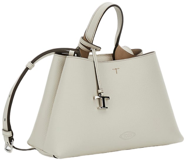 Tod's Small Apa Bag Top Handle Wit