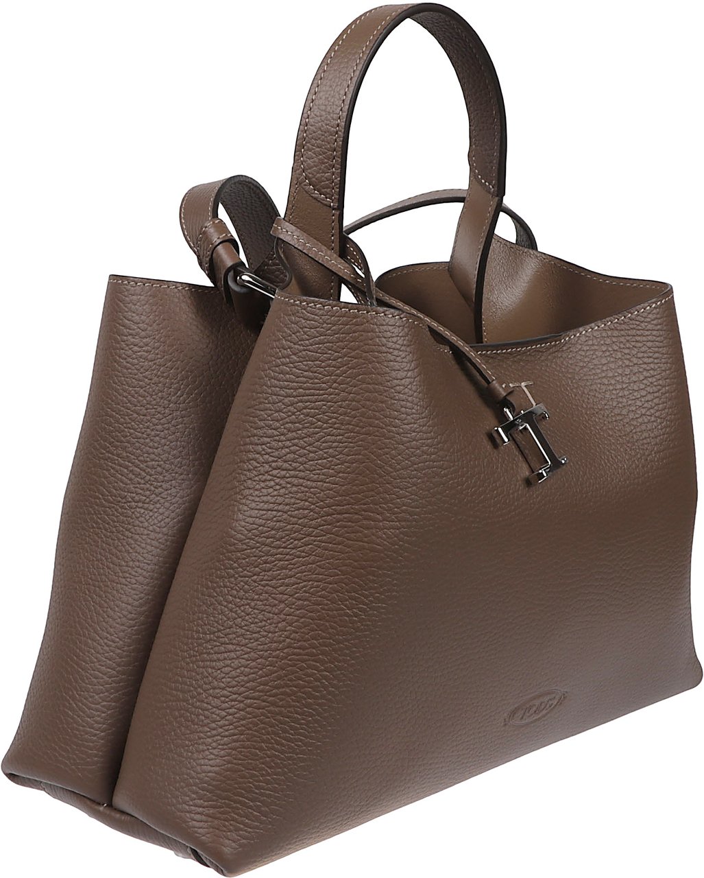 Tod's Small Apa Top Handle Bag Brown Bruin