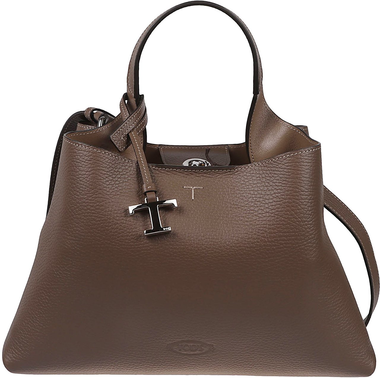 Tod's Small Apa Top Handle Bag Brown Bruin