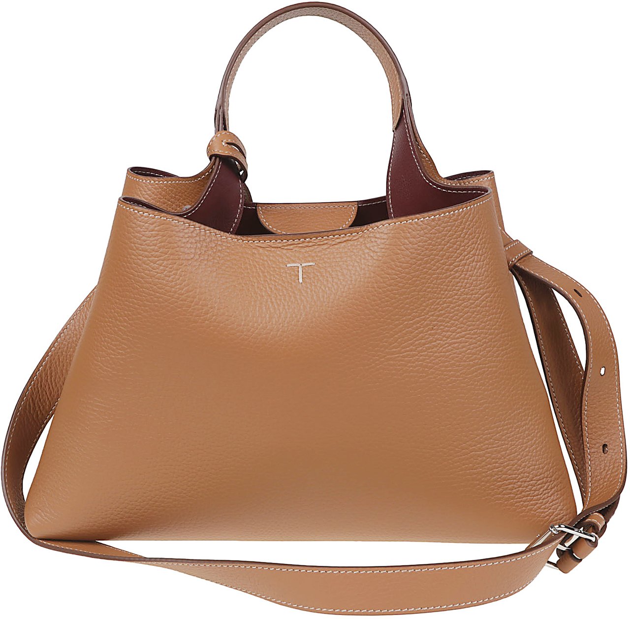 Tod's Small Apa Top Handle Bag Brown Bruin
