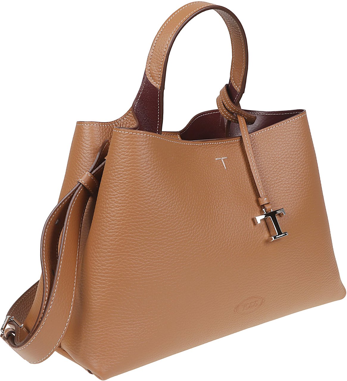 Tod's Small Apa Top Handle Bag Brown Bruin