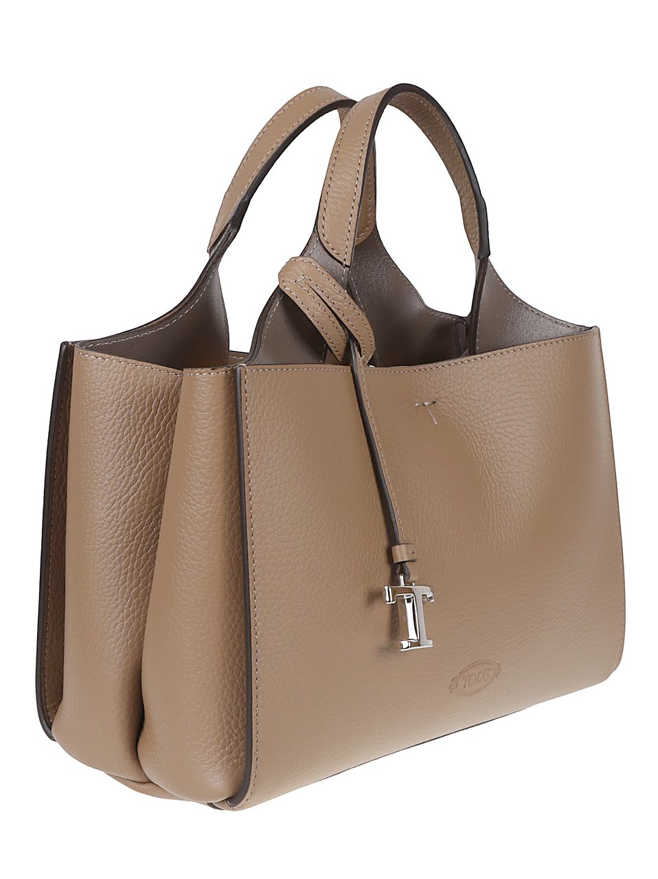 Tod's Brown Calf Leather Apa Mini Handbag Roze