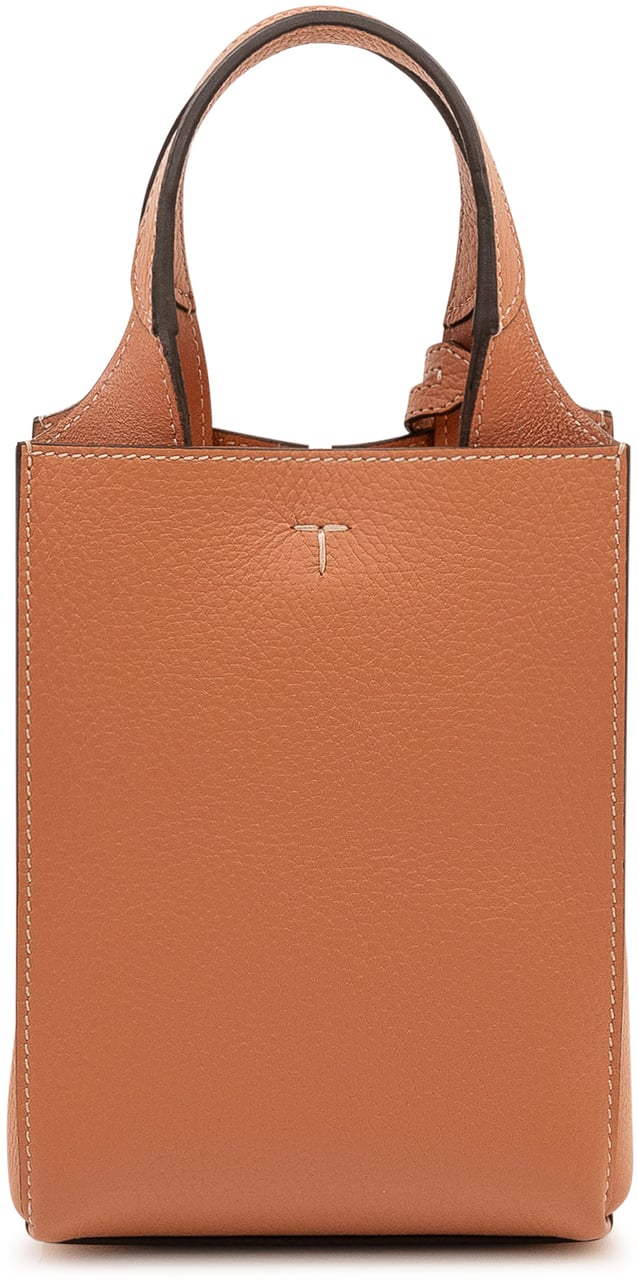 Tod's Borsa a Mano Shopping Vert Beige