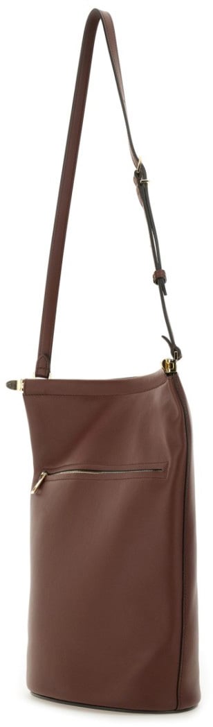 Tod's Small Leather Bucket Bag Bruin