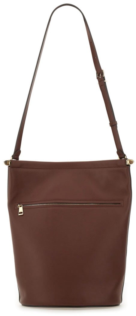 Tod's Small Leather Bucket Bag Bruin