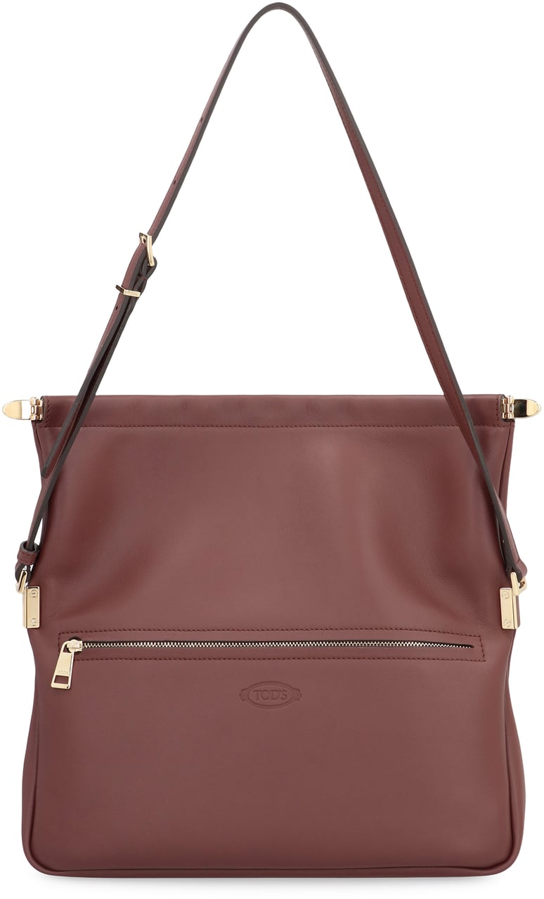 Tod's Tod’s Magenta Leather shoulder bag Rood