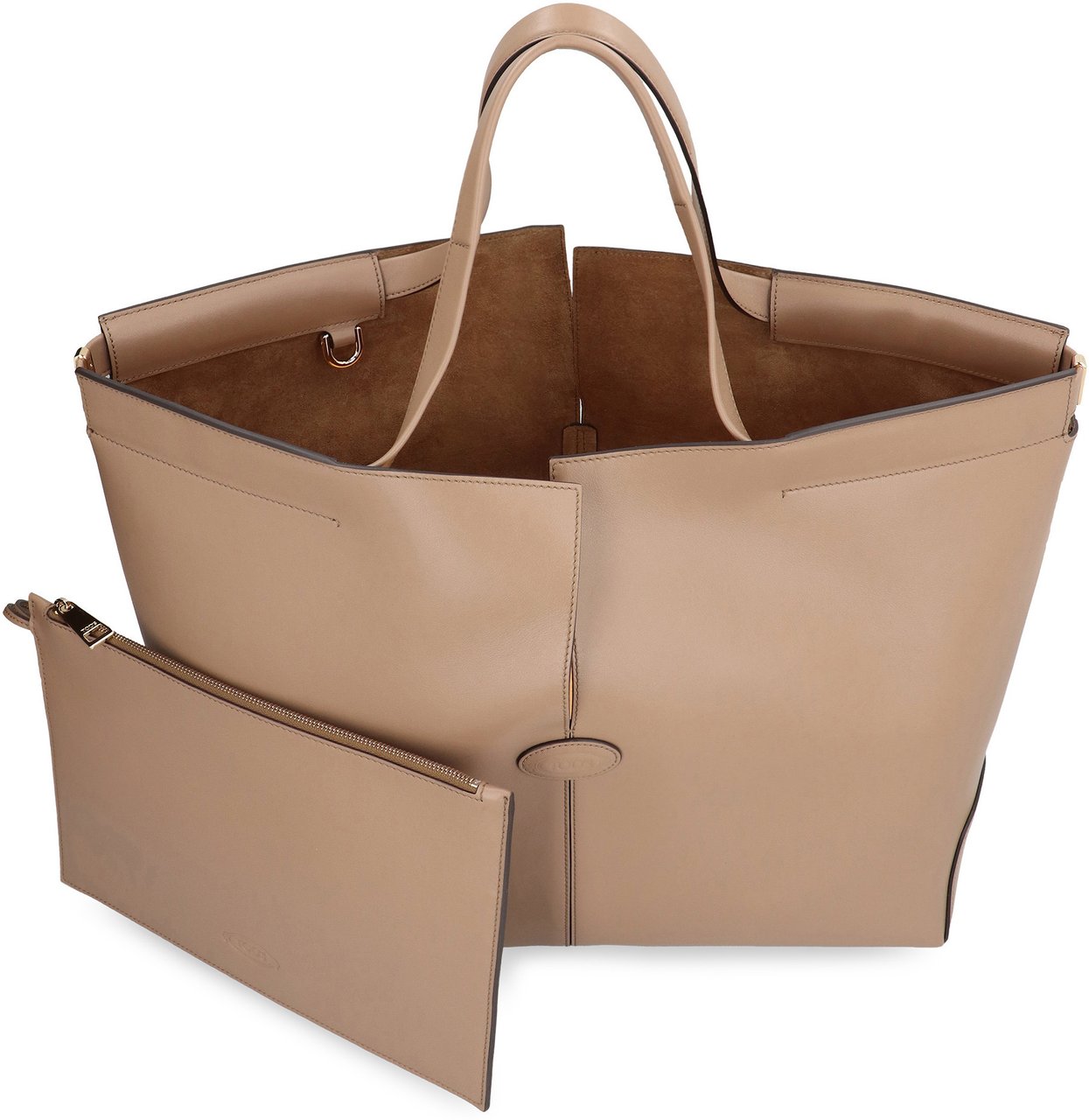 Tod's Folio leather tote Bruin