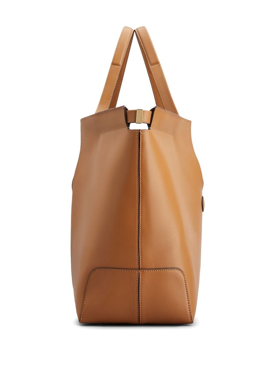 Tod's Smooth Brown Leather Tote Bruin