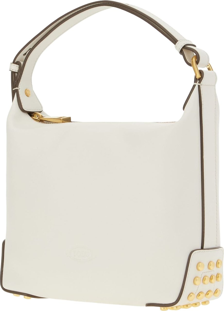 Tod's Chalk leather mini handbag Wit