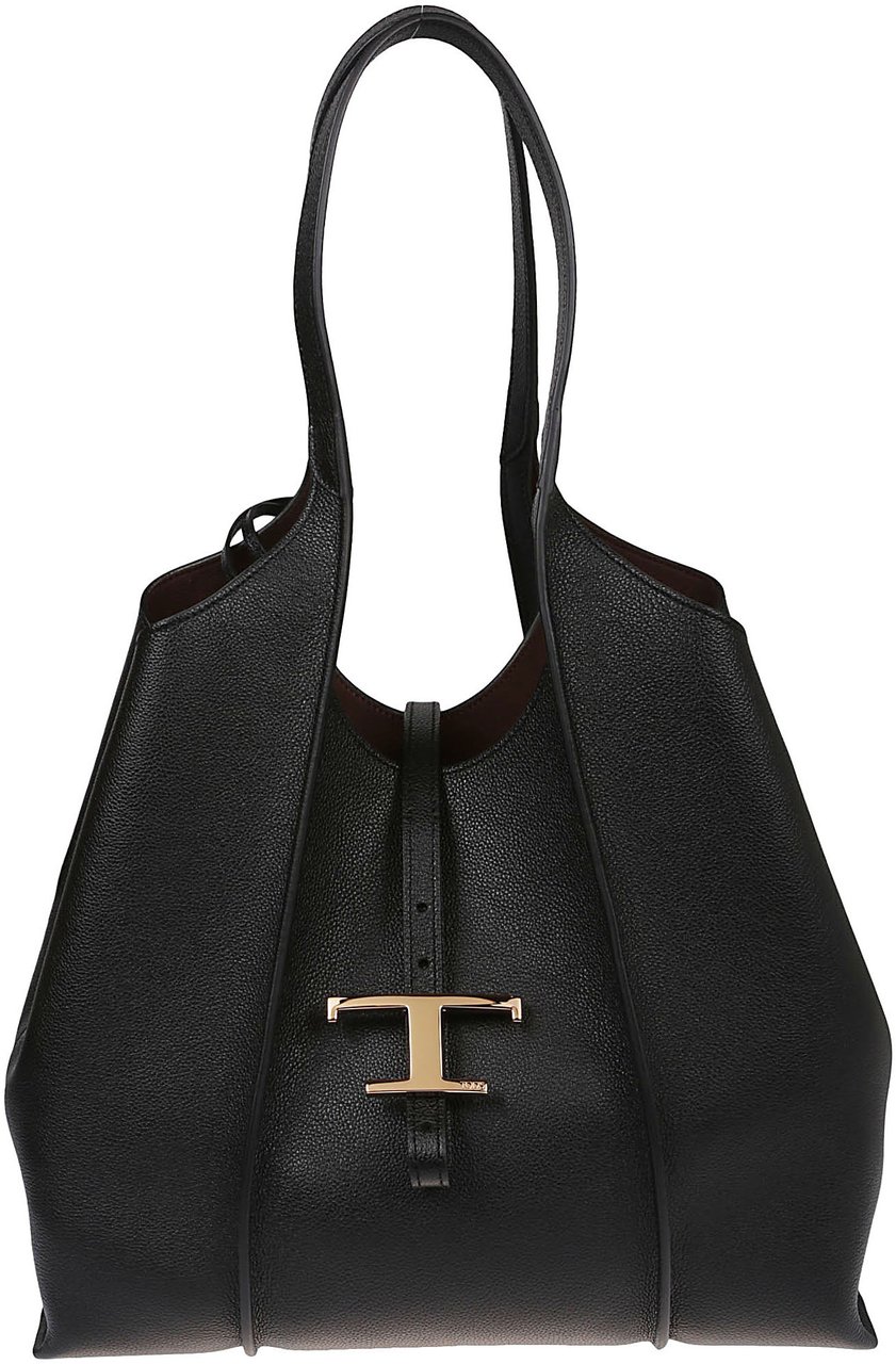 Tod's Small Tsb Shopping Bag Black Zwart