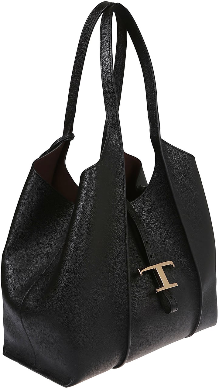 Tod's Small Tsb Shopping Bag Black Zwart