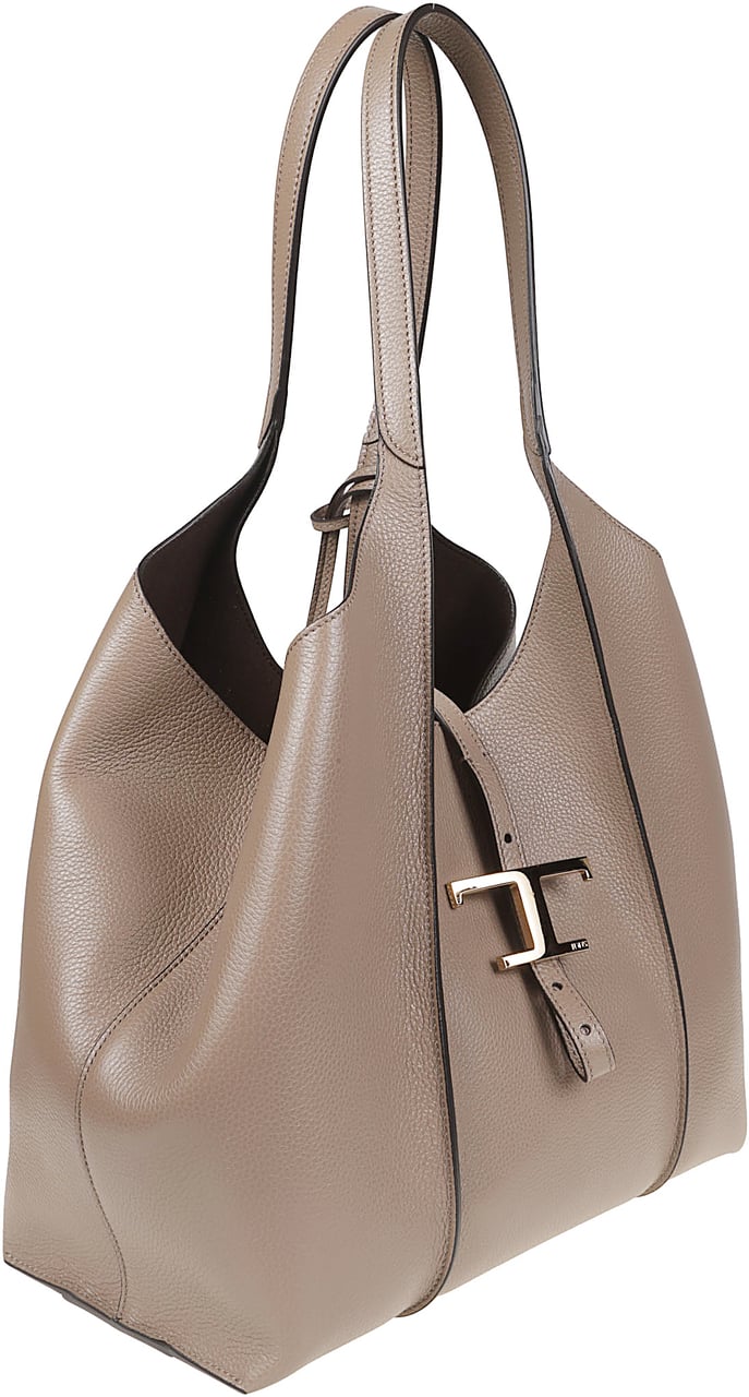 Tod's Small Tsb Shopping Bag Nude Beige