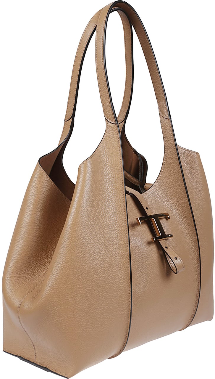 Tod's Small Tsb Shopping Bag Brown Bruin