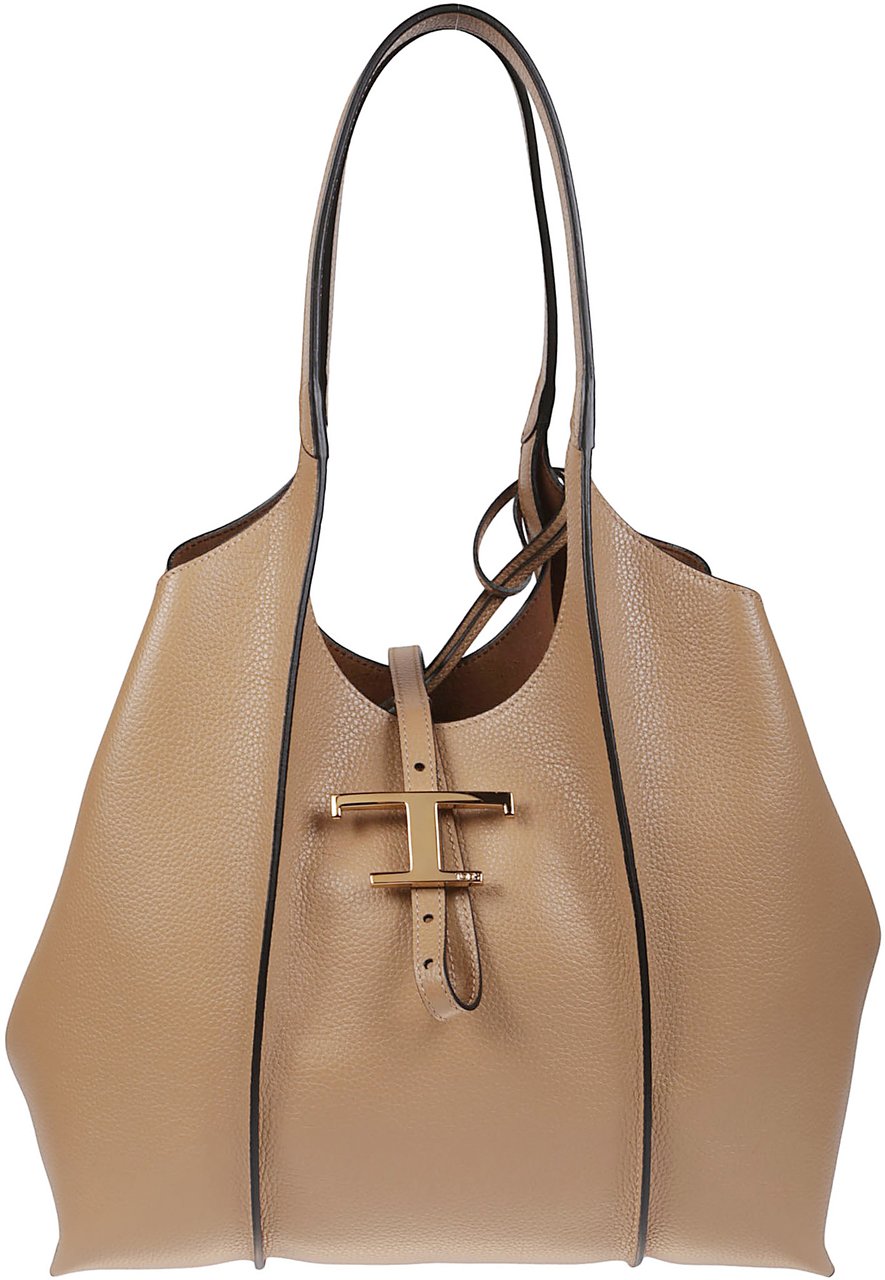 Tod's Small Tsb Shopping Bag Brown Bruin