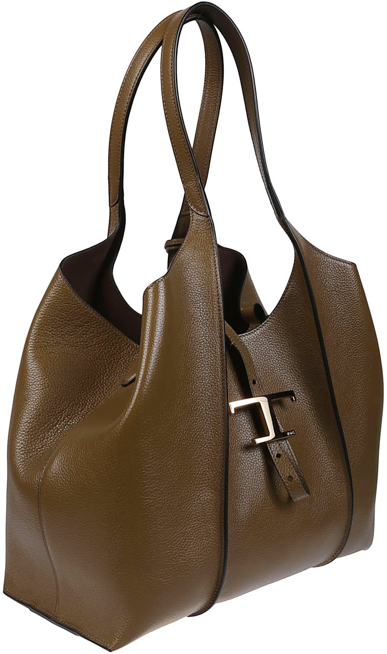 Tod's Small Tsb Shopping Bag Brown Bruin