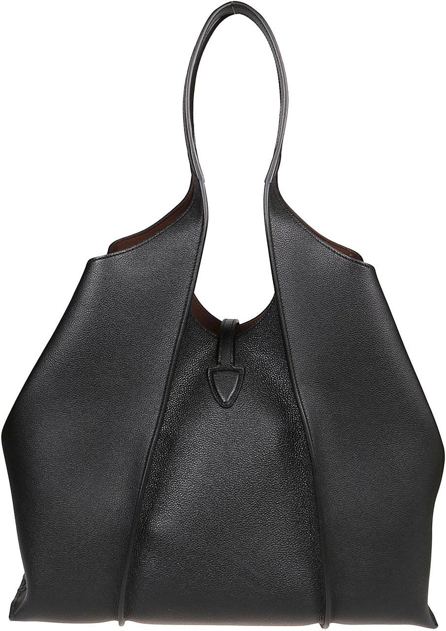 Tod's Medium Tsb Shopping Bag Black Zwart