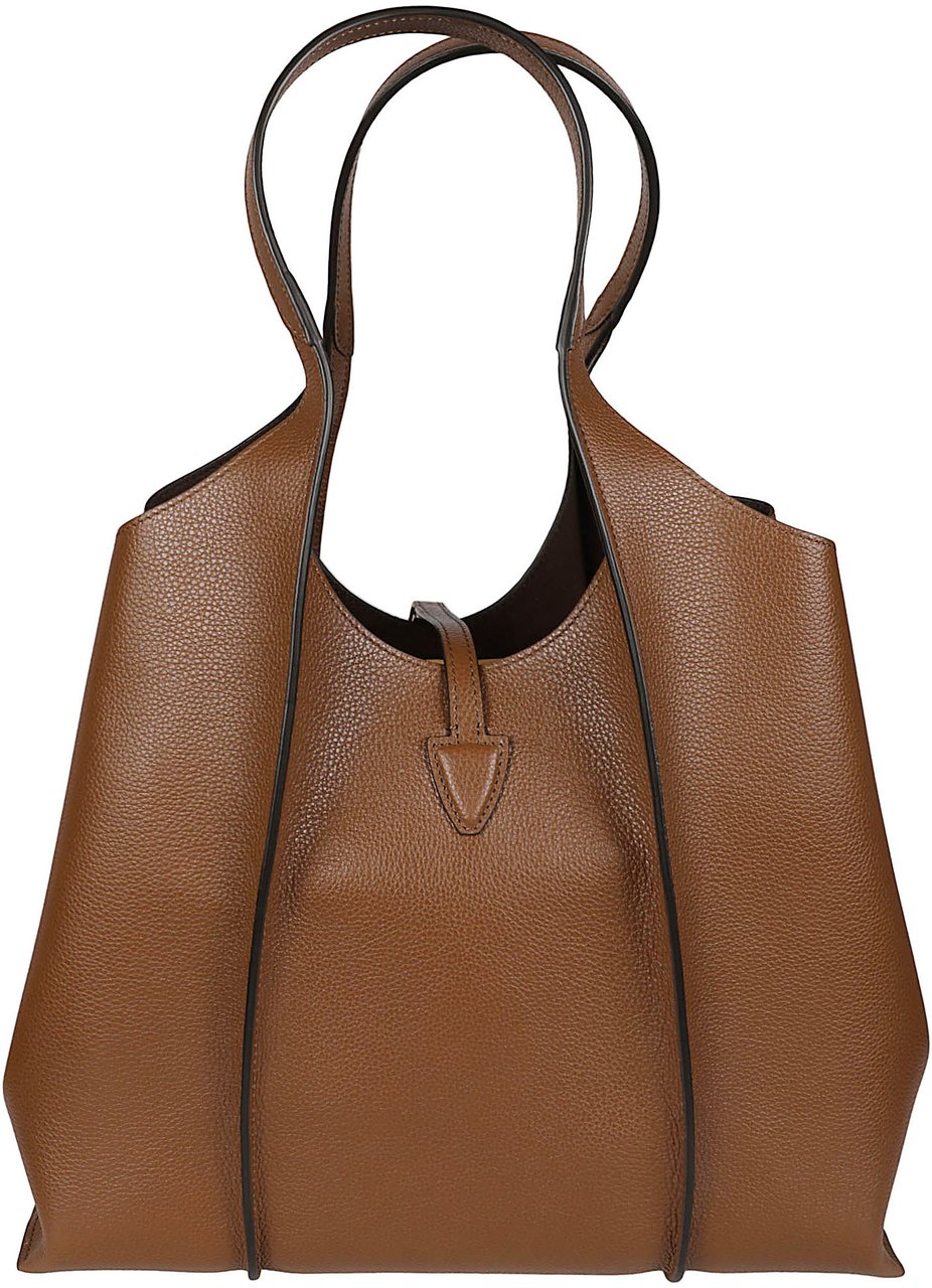 Tod's Medium Tsb Shopping Bag Brown Bruin