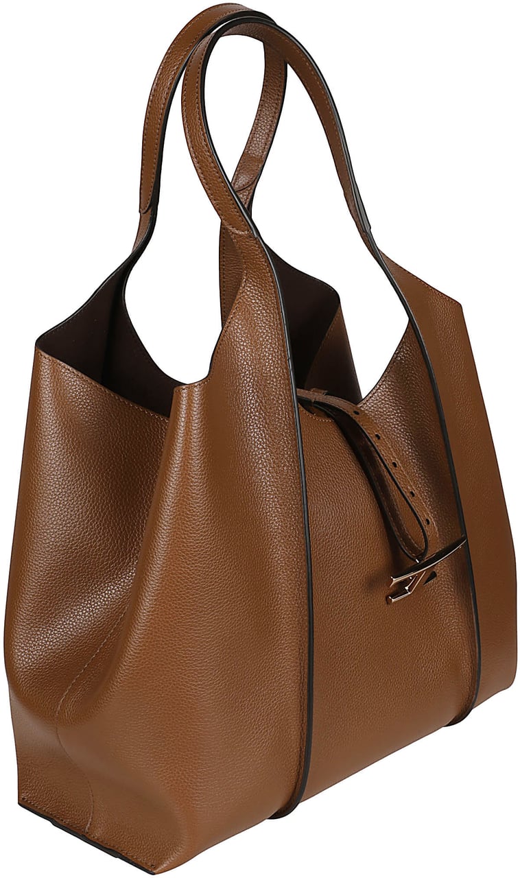 Tod's Medium Tsb Shopping Bag Brown Bruin