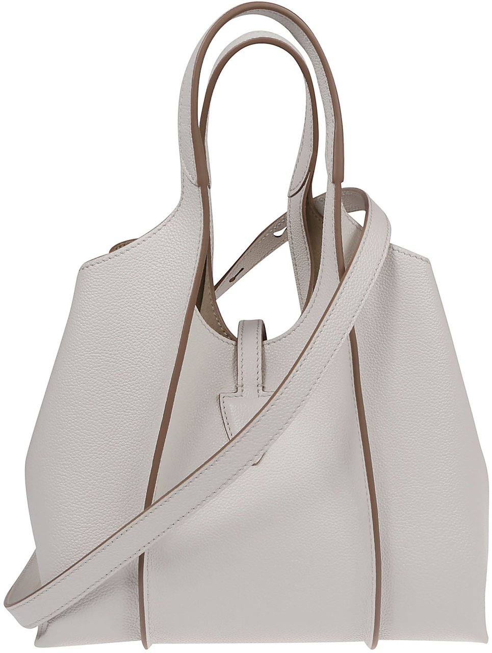 Tod's Mini Tbs Shopping Bag White Wit
