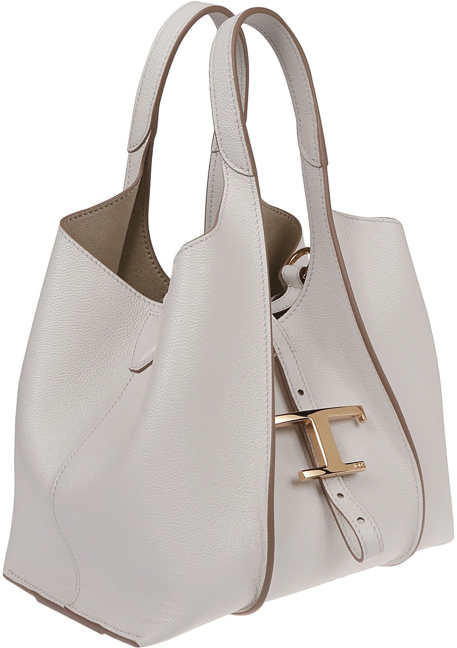 Tod's Mini Tbs Shopping Bag White Wit