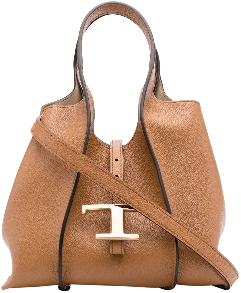 Tod's Bags Leather Brown Beige