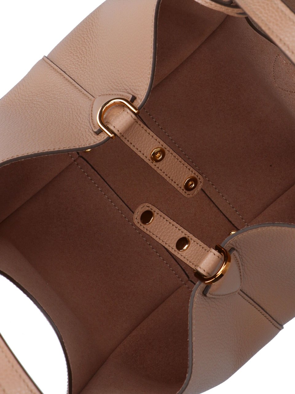 Tod's Small Textured Leather Tote Bag Bruin