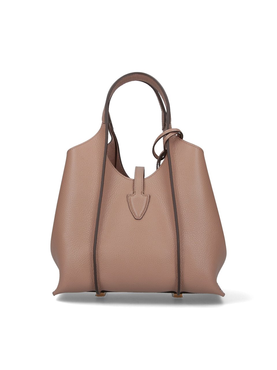 Tod's Small Textured Leather Tote Bag Bruin