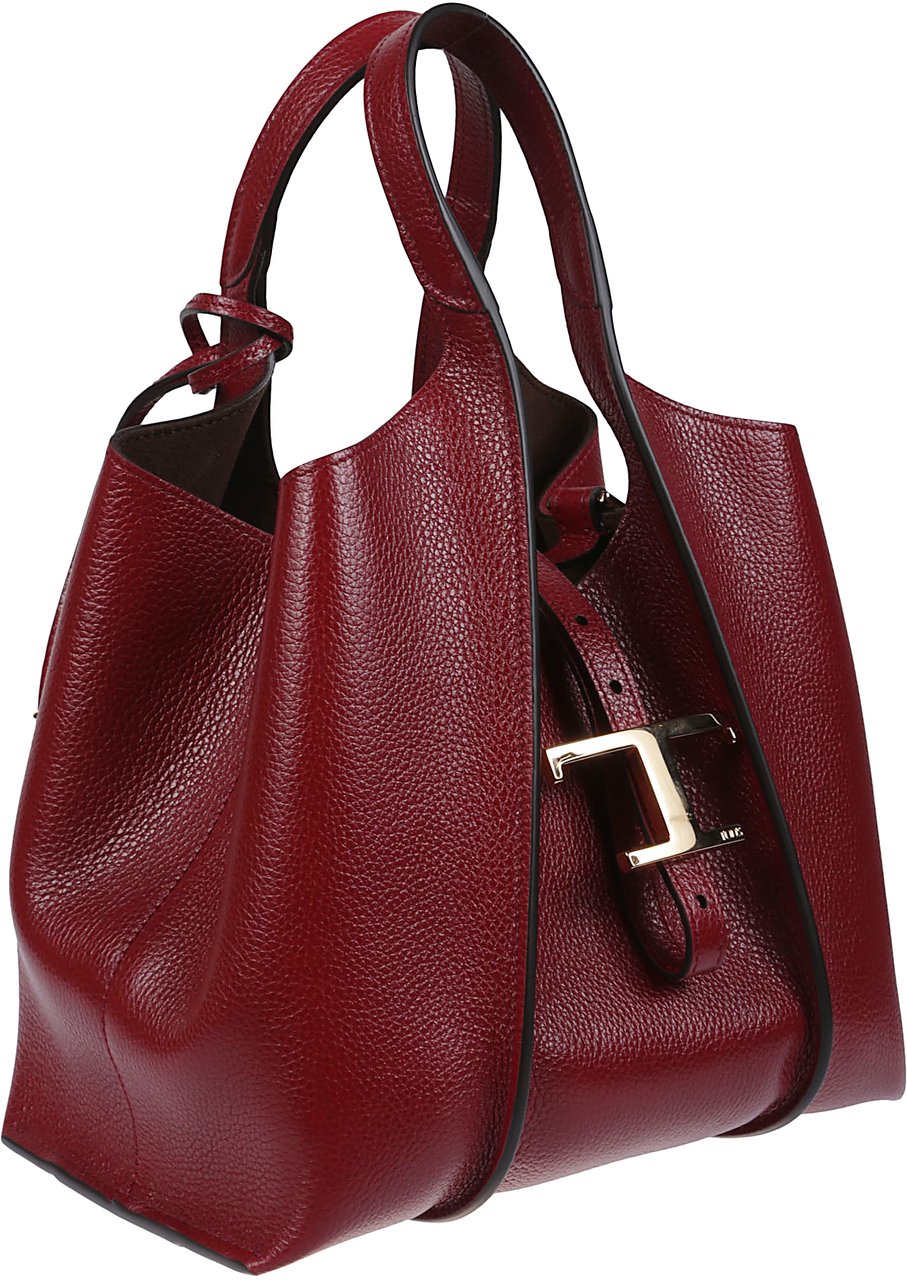 Tod's Mini Tbs Shopping Bag Red Rood