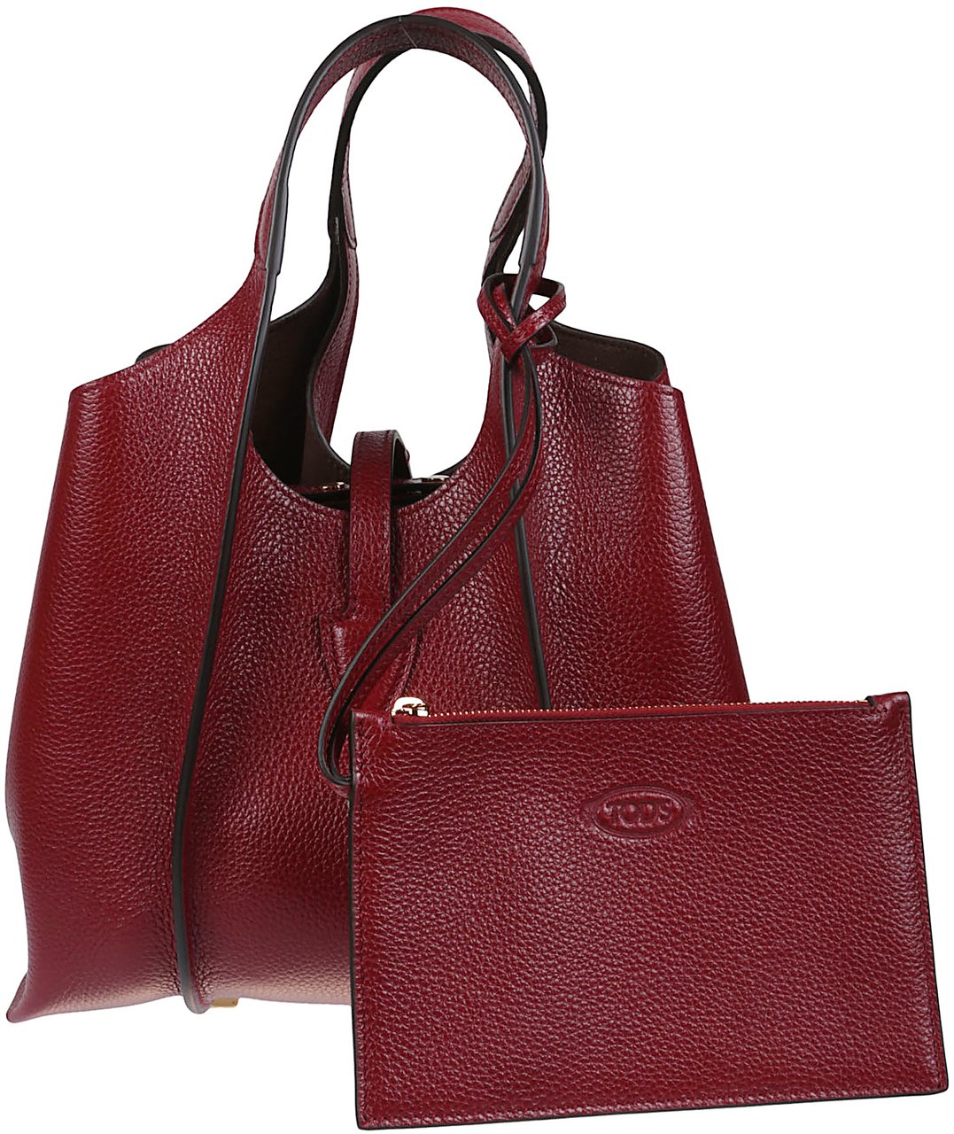 Tod's Mini Tbs Shopping Bag Red Rood