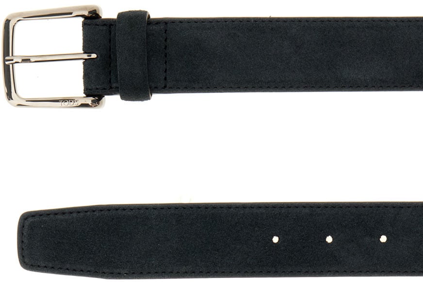 Tod's Suede belt Blauw